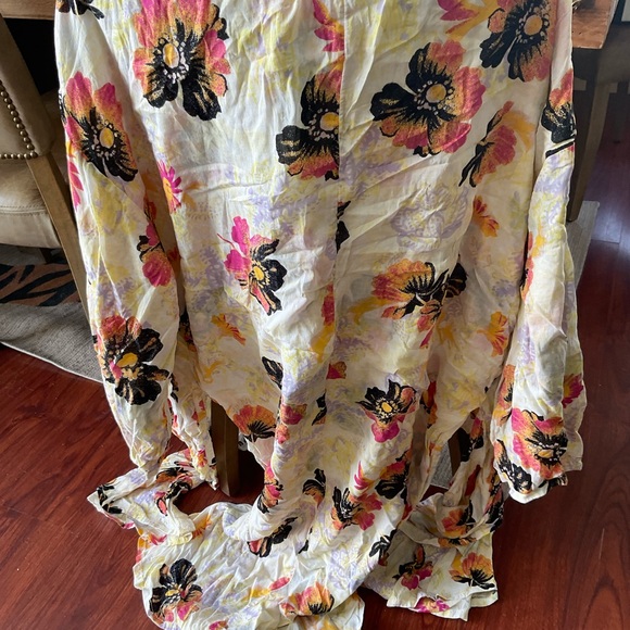 Free People Floral Kimono Robe - Picture 3 of 4
